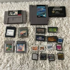Nintendo Gameboy GBC NES SNES GBA 3DS DS Cartridge Lot of 20 FOR PARTS OR REPAIR