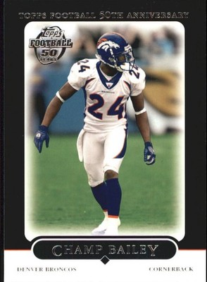 2005 Topps Black #60 Champ Bailey - FB