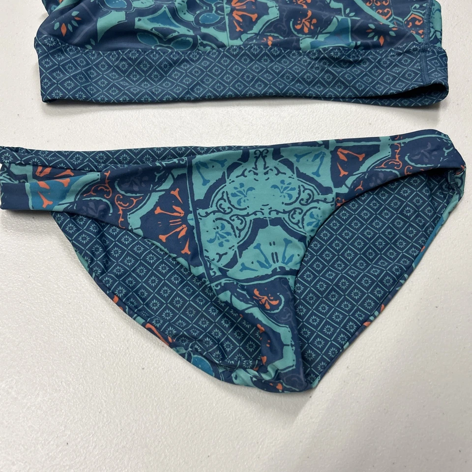 Купальник женский Prana 2 предмета размер XL ацтекский цветочный с бретелью через шею двусторонний Lagos - Изображение 2 из 4