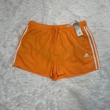 Adidas Men  s Size XL Lined Swim Shorts Orange Short Trunks Pockets New NWT