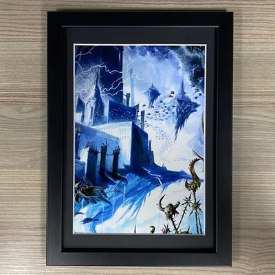 SILBERTURM GERAHMTE KUNST CHAOS SCHEIBE VON TZEENTCH KETZER ASTARTES WARHAMMER 40K