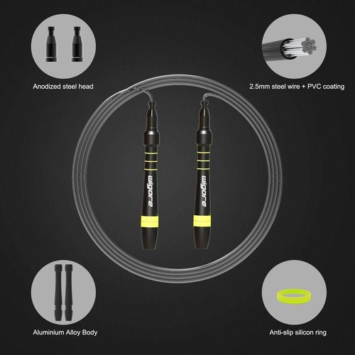 Jump Rope Fitness, High Speed Jump Rope for Men and Women exercise,360 Degree... - Picture 4 of 6