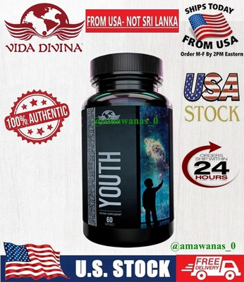 #ad Vida Divina Youth Natural and Organic 60 Capsules NEW SEALED FreeShip 🚚🚚 $41.50