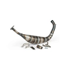 Marmitta VOCA Carbon Racing 70/80cc x Minarelli Am6 ( collettore 28mm )