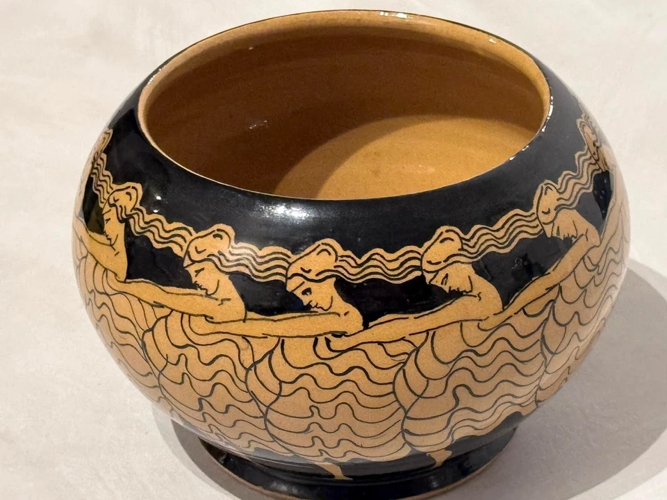 ART DECÒ SECESSIONE CACHE POT ANNI '20 - Imagen 3 de 4