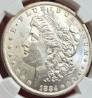 1884 O Morgan Silver Dollar 90% US Silver Coin Semi PL Proof Like Uncirculated