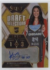 2024 Panini Select WNBA Draft Selections Signatures Kamilla Cardoso Auto ld5