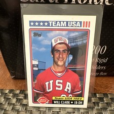 Topps 1992 Dairy Queen Team USA Will Clark #23 Baseball Sports Trading Card