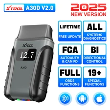 XTOOL A30D V2.0 OBD2 Scanner Bidirectional All System Diagnostic Tool Bluetooth