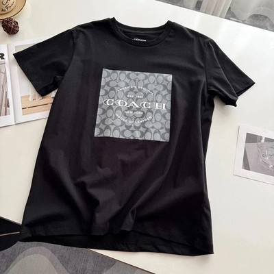 Unisex White Black T-Shirt Cotton Summer HOT ITEM