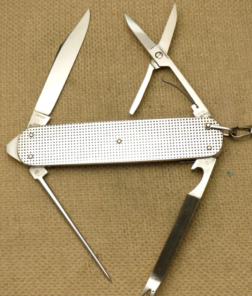 Cuchillo de pesca con mosca Solingen vintage de acero inoxidable para gallinas y gallos de alta calidad como nuevo Foto 3 de 4
