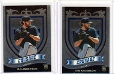 (2) 2021 Chronicles Ian Anderson Rookie RC Crusade- Atlanta Braves