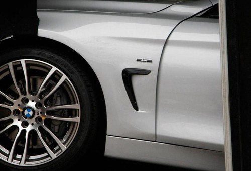 Painted Black For BMW 4-Series F36 F33 F32 4D Coupe Side Vent Fender Air Cover - Picture 3 of 4