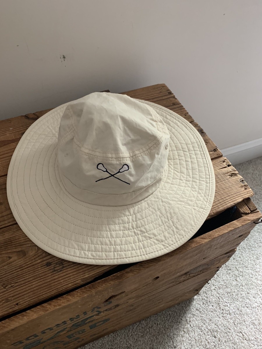 Lacrosse Adams Sunblock Sun Hat 50+ UPF Bucket S/M Cool Crown Mesh