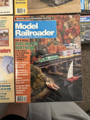 MODEL RAILROADER Magazine March 1989 To February 1990 12 Issues - Picture 14 of 14