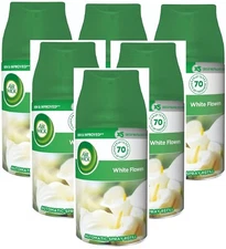 Airwick Freshmatic Refill White Flower Scent Air Freshener 250 ML (Pack 6)