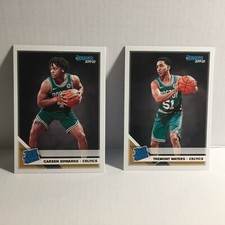 2019-20 Donruss Boston Celtics Carsen Edwards / Tremont Waters NBA Rookie Cards