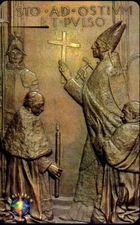 G 1111 C&C 3191 NEW CARD JUBILEE 2000 OPENING HOLY DOOR - OCR RUINED