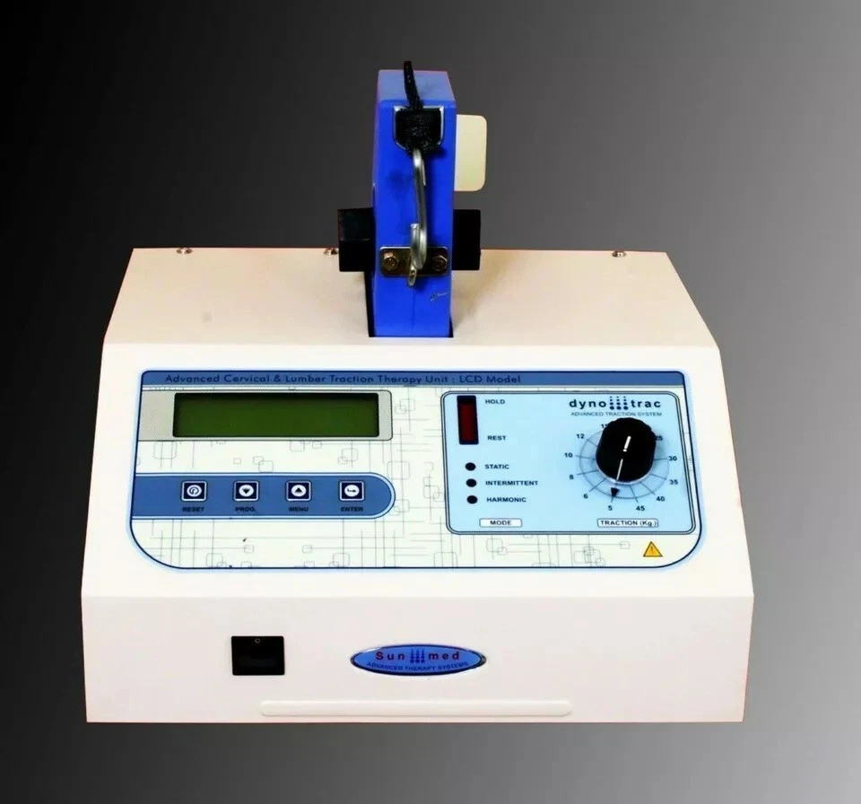 Unidad de tracción con pantalla LCD/tracción cervical y madera electrónica tracción de cabeza Foto 4 de 4