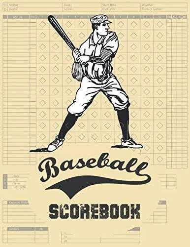 Baseball Scorebook: 120 Pages Baseball Score Sheet, Baseball Scorekeeper  Book, B | eBay