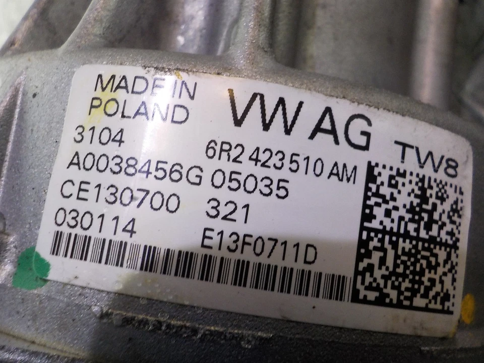 SKODA RAPID 1.6 TDI CAYC 2013-2017 STEERING COLUMN ELECTRIC 6R2423510AM - Image 3 of 4