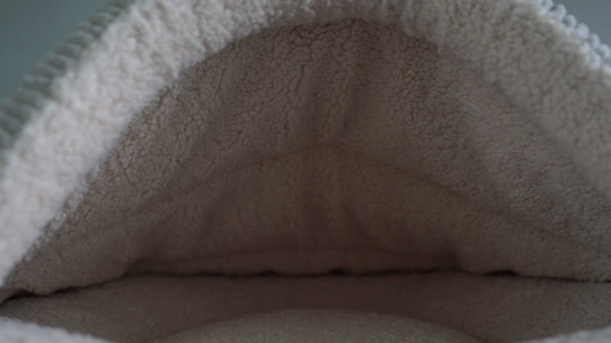 Hundehöhle „Shell Comfort“ – Orthopädisch Mit Visco-Füllung, Abnehmbarer Bezug – Gemütliches Hundebett In Creme
