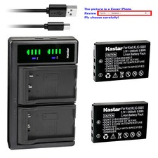 Kastar Battery LTD2 Charger for Kodak KLIC-5001 Kodak EasyShare DX7440 Zoom