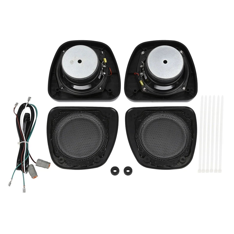 Kit de altavoces de carenado inferior de audio para Harley Touring Electra Glide FLHT 2006-2013 Foto 4 de 4