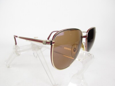 DUNHILL 6049 43 55-17 135  Vintage Fliegerbrille Sonnenbrille Gold/Braun um 1980
