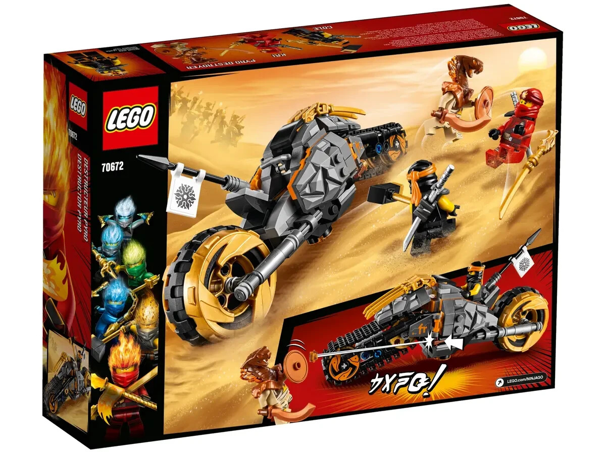 Lego Cole's Dirt Biker 70672 NINJAGO Minifigure Building Set