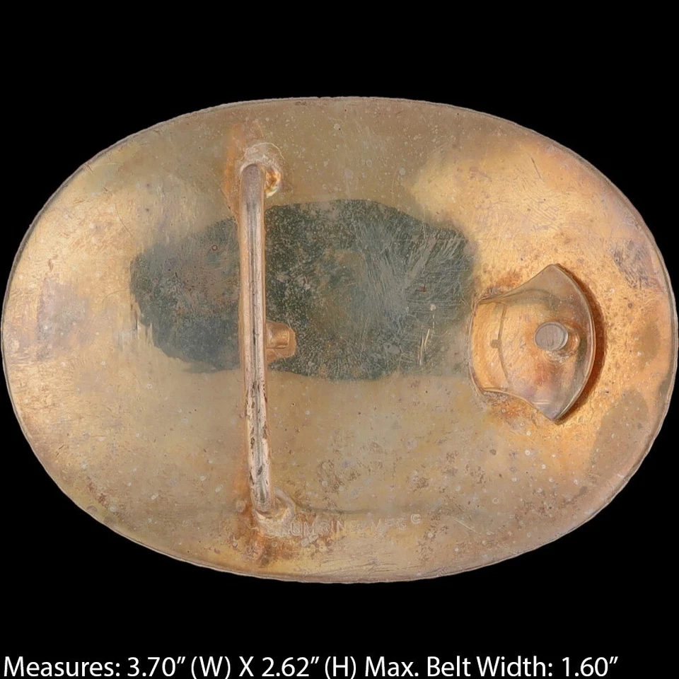 Hebilla de cinturón vintage plateada P Harley Davidson con logotipo de escudo de barra para motociclista motocicleta Foto 4 de 4