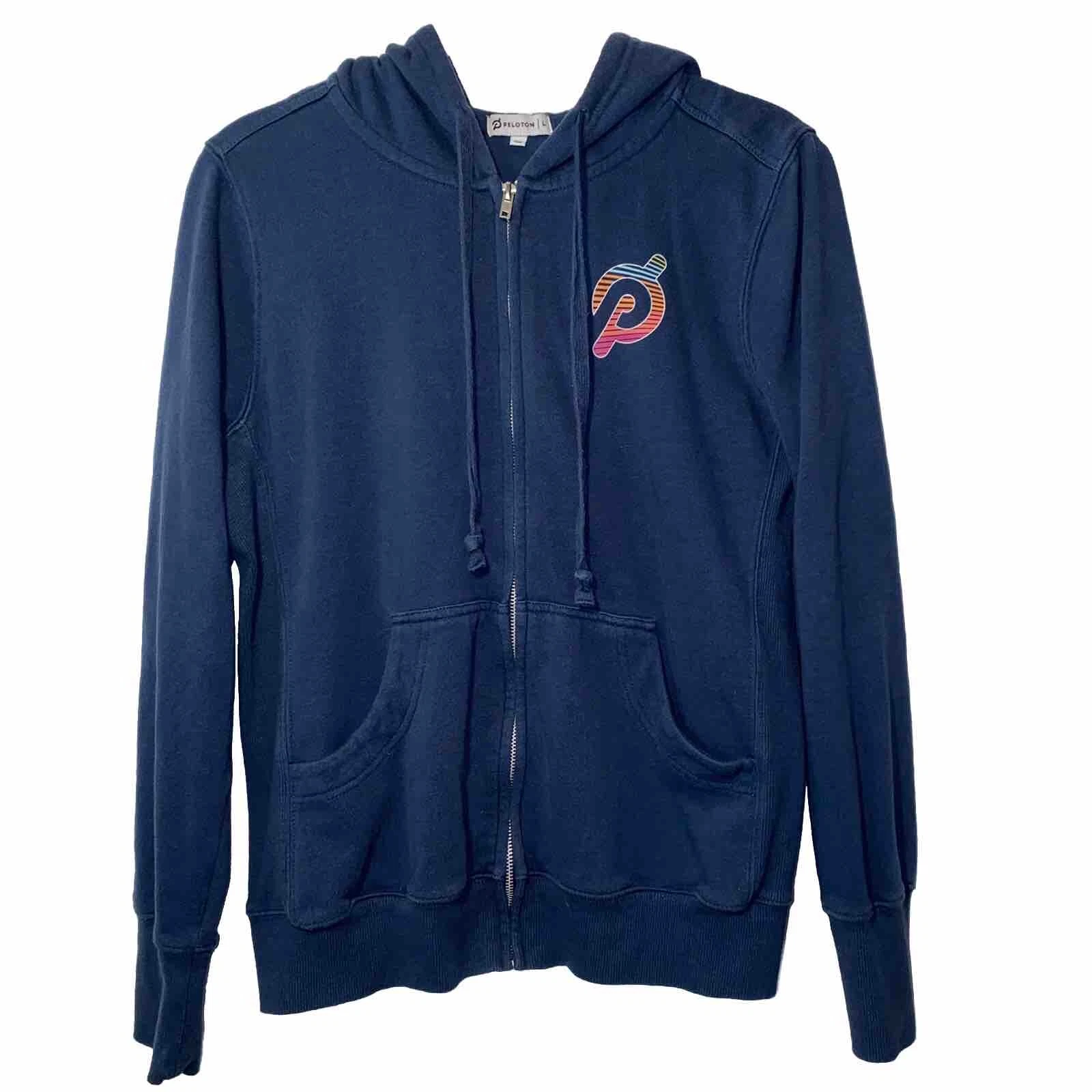 Peloton Zip up Hoodie Sweatshirt Jacket Women's Size Large