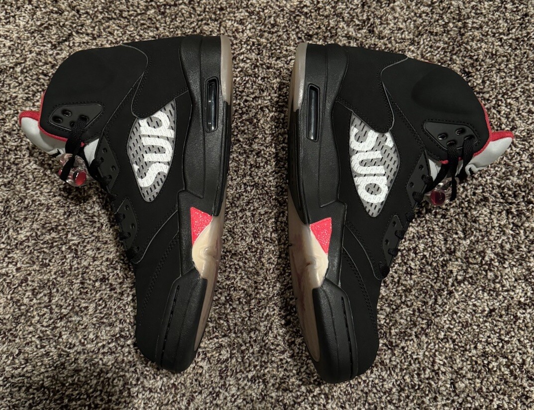 Size 10 - Jordan 5 Retro x Supreme Black 2015 99999 SAMPLE Size 10 - Jordan 5 Retro x Supreme Black 2015 99999 SAMPLE
