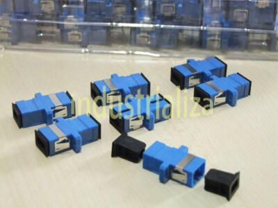 200x SC-SC Coupler Fiber Optic Connector Adapter SC UPC SM Flange Simplex