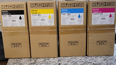 RICOH VC60000 Type C Magenta, Cyan, yellow and black Pro Ink Cartridge 10L set