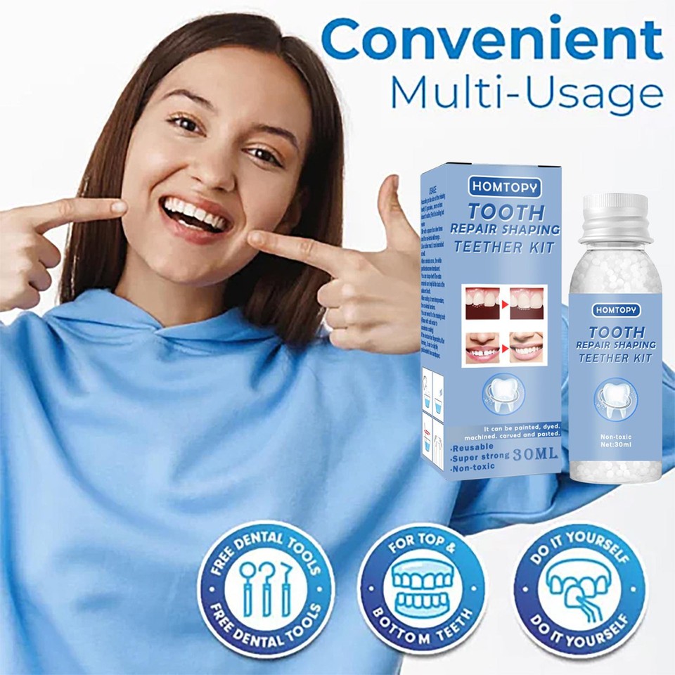 Strong Teeth Tooth Repair Permanent Dental Cement Cavity Filling Kit