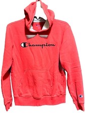 Champion Hooded Sweatshirt Youth Size XL Activewear Embroidered Logo Red