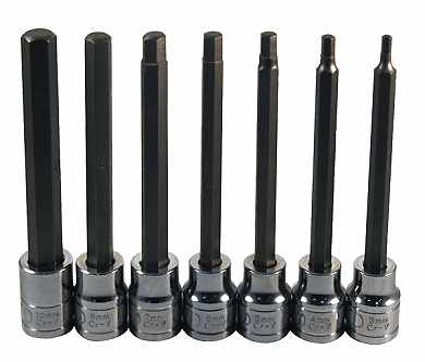 ATD Tools ATD-13787 7 Pc. Xl Sae Hex Bit Socket Set - Picture 1 of 1