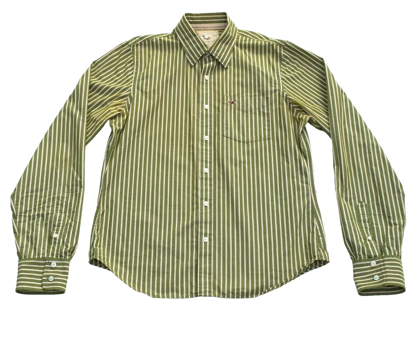 Hollister 100% Algodón Camisas de vestir para hombres