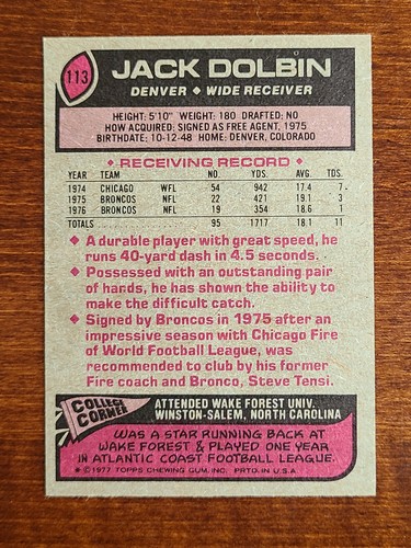 Tarjetas de fútbol americano Topps 1977 completan tu conjunto que elijas elegir cada una #1 - 170 - Imagen 187 de 287