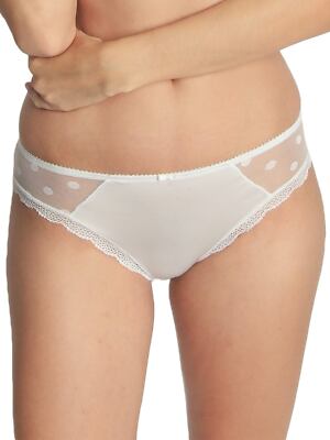 Sassa DOTTED MESH 49039 Damen Slip in Elfenbein
