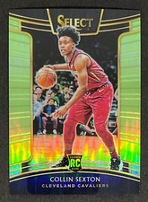 2018-19 Panini Select Collin Sexton Neon Green Prizm RC #18/75 Concourse Rookie