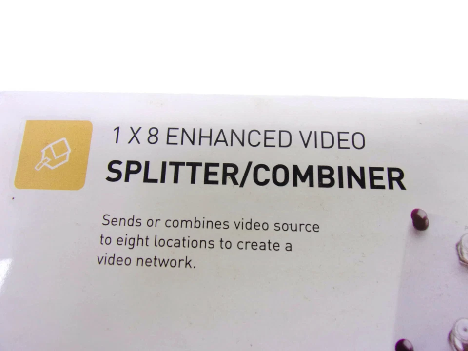On-Q Legrand 1 x 8 Enhanced Video Splitter / Combiner VM1002 ~ NEW IN BOX ~ - Image 3 of 4
