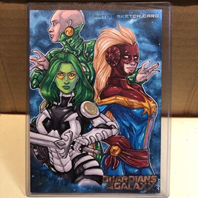 マーベル ガーディアンズ・オブ・ギャラクシー スケッチカード Marvel Guardians of the Galaxy Sketch Card | eBay