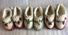 ALBANIA HANDCRAFT FOLK WOOLCHILDREN SLIPPERS SHOES SOCKS-LEATHER-PAPUCE-EU NR.31