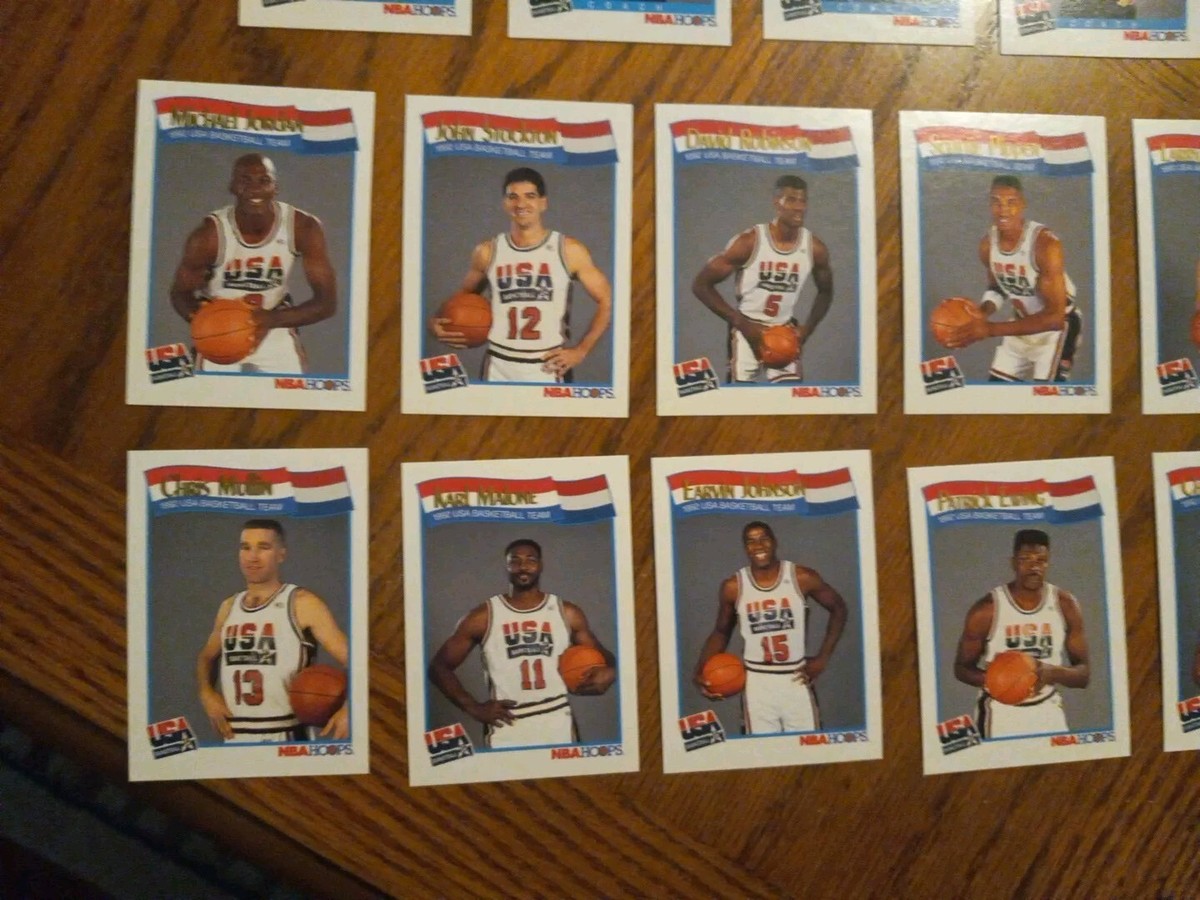 1991-1992 NBA Hoops USA Olympic Basketball Dream Team 14 1991-1992 NBA Hoops USA Olympic Basketball Dream Team 14