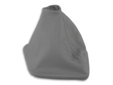 SCHALTMANSCHETTE FÜR RENAULT KANGOO 2 II 2008-2018 SCHALTSACK LEDER GRAU