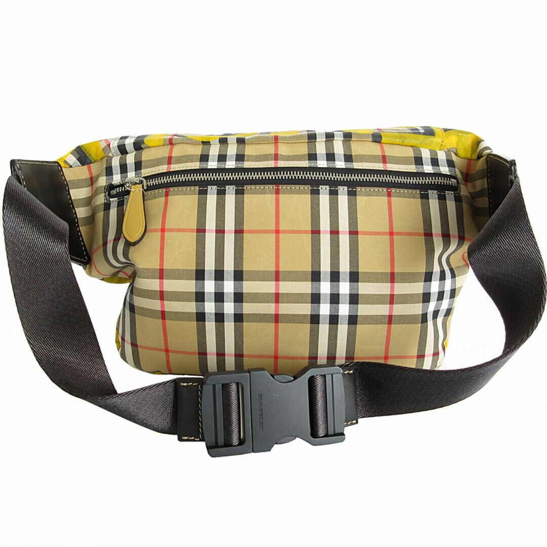 Burberry Body Bag Waist Nova Check Nylon/Leather Beige Burberry Body Bag Waist Nova Check Nylon/Leather Beige