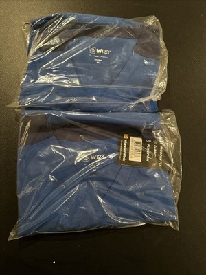 WonderWink (Wink) W123 Mens Modern Fit Scrub Royal 2 Pack -Size 5XL