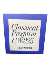 Vintage American Airlines Classical Program CW-225 November 1969 Reel To Reel